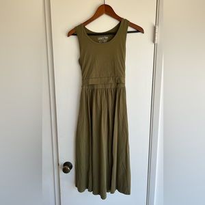 Latched Mama green nursing sundress, size XS